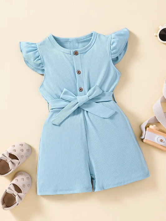 Ruffled Sleeve Jumpsuit